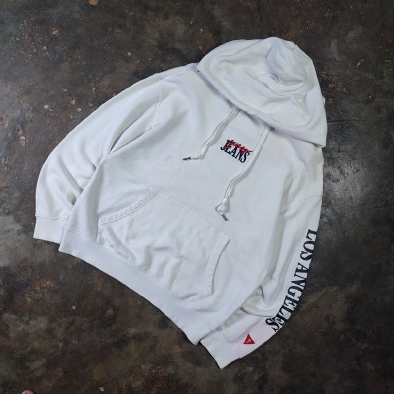 hoodie guess putih