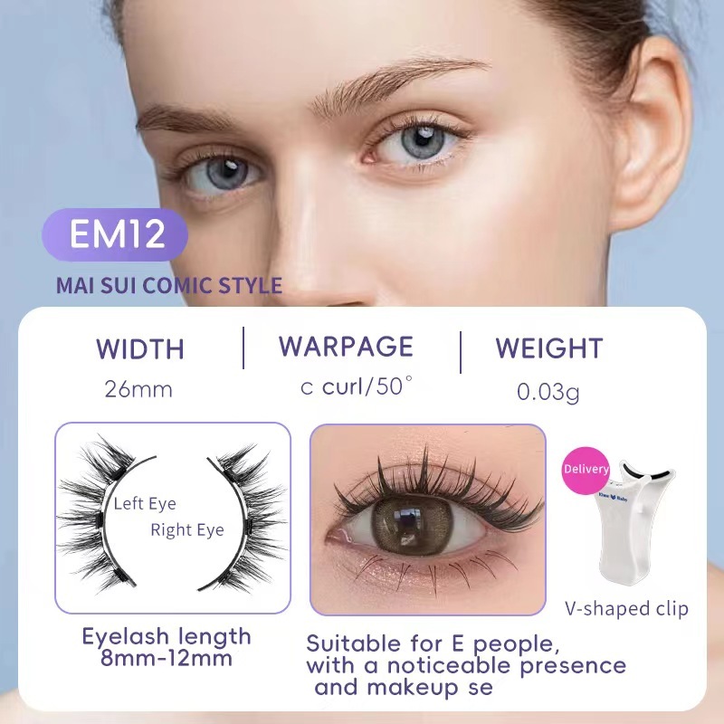 WOLA Magnetic Eyelashes / Bulu Mata Palsu Instant Magnet Eyelash