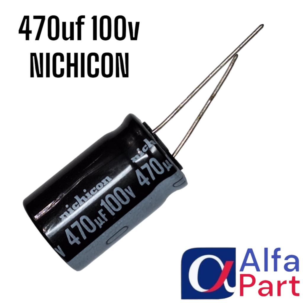ELCO Nichicon 470uf 100v ori 470 uf 100 volt