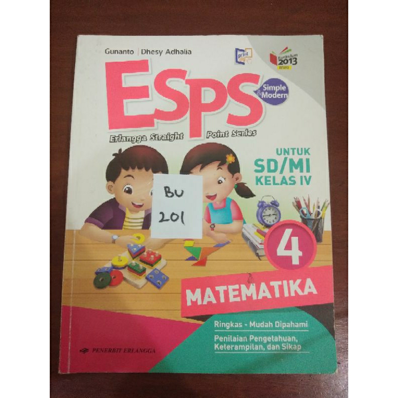 

ESPS ERLANGGA STRAIGHT POINT SERIES MATEMATIKA UNTUK SD/MI KELAS IV (BU201)
