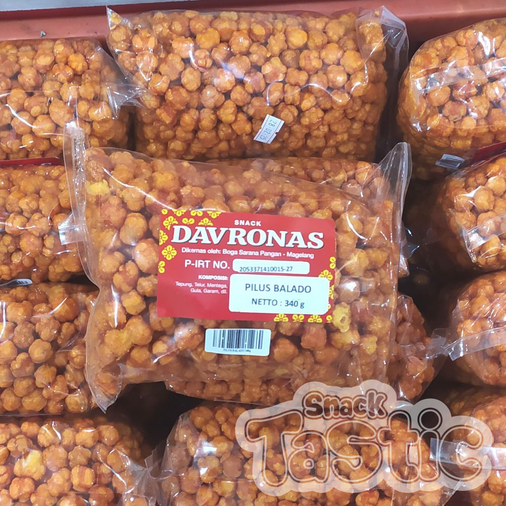 

PILUS BALADO 340 gr DAVRONAS / camilan dan oleh-oleh khas Magelang, Jogja, Purworejo, Wonosobo