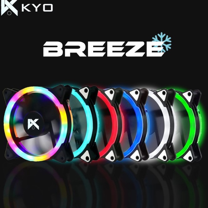 FAN RGB KYO BREEZE 12CM  FAN CASING RGB  FAN CASING RGB  FAN LAMPU b I5P2