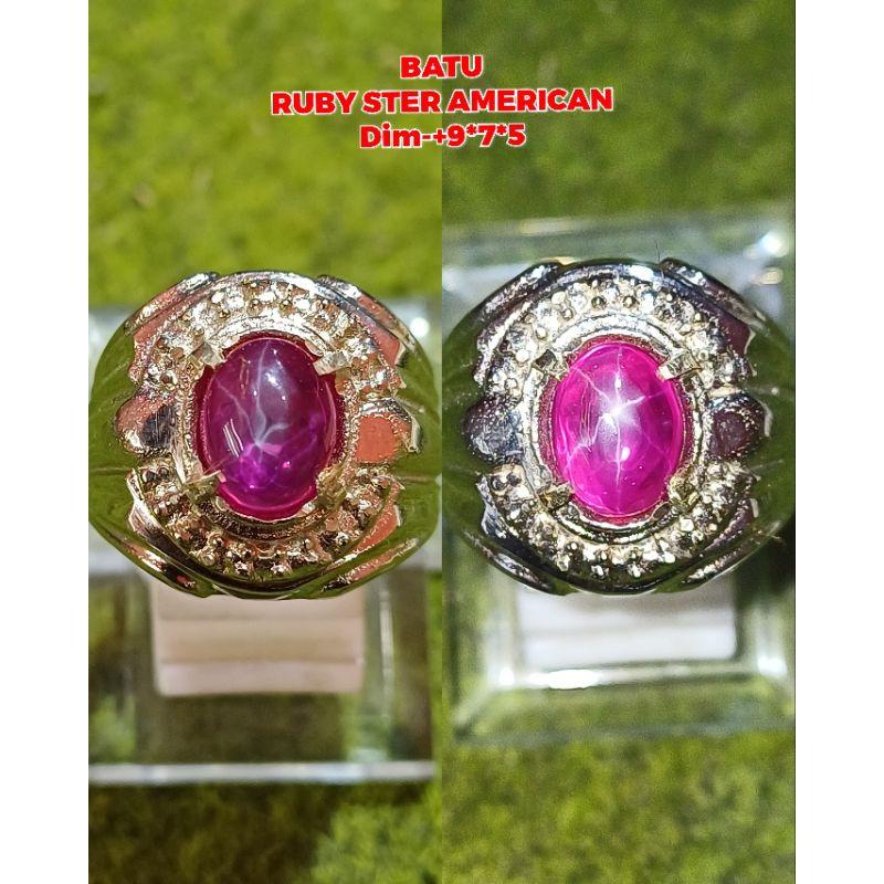 BATU PERMATA RUBY STER AMERICAN TAJAM A35