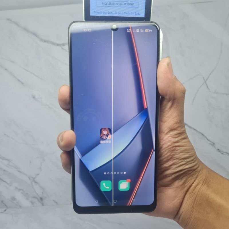 LCD Samsung A31 Original Copotan Minus