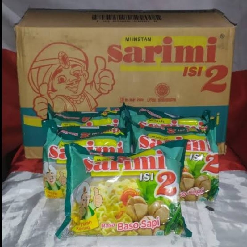 

Sarimi Isi 2 Rasa Baso Sapi 1 Dus