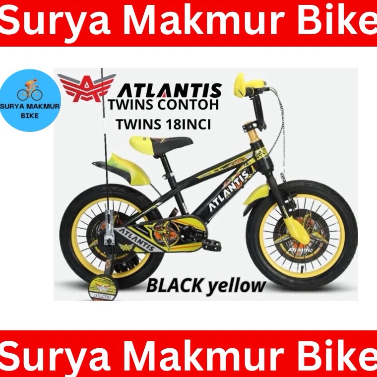 KODE G8G Sepeda Bmx 1618Atlantis TwinsBmx 1618Atlantis Bm 33 Ban Jumbo 3