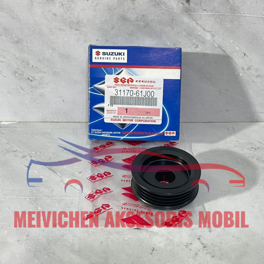 PULLEY PULLY POLLY PULY ALTERNATOR MOBIL SUZUKI APV CARRY FUTURA OEM BERGARANSI