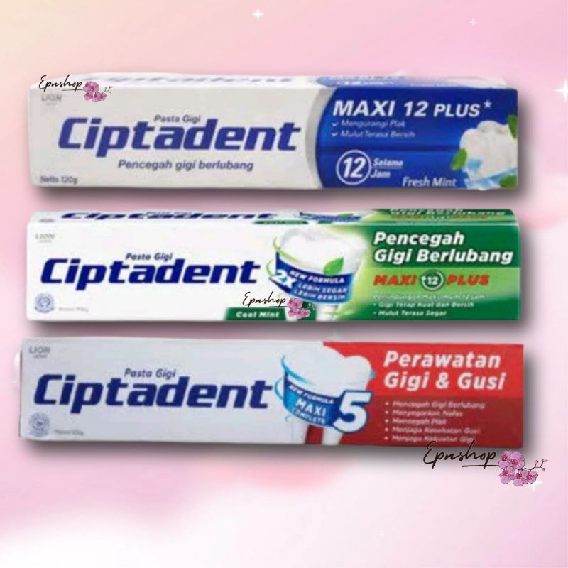 CIPTADENT PASTA GIGI 120GR 190GR / CIPTADENT PASTA GIGI