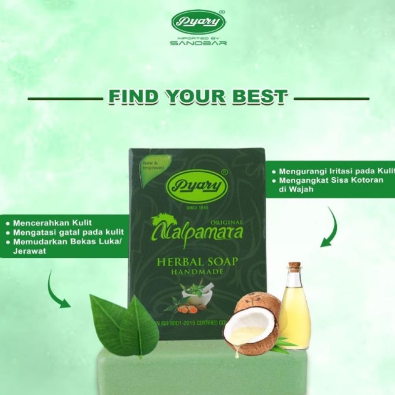 Sabun Arab Nalpamara Original 100% BPOM | Sabun Pemutih Badan | Sabun Herbal Nalpamara | Sabun Hijau