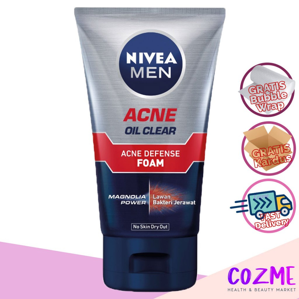 NIVEA MEN Acne Oil Clear Acne Defense Foam 100mL