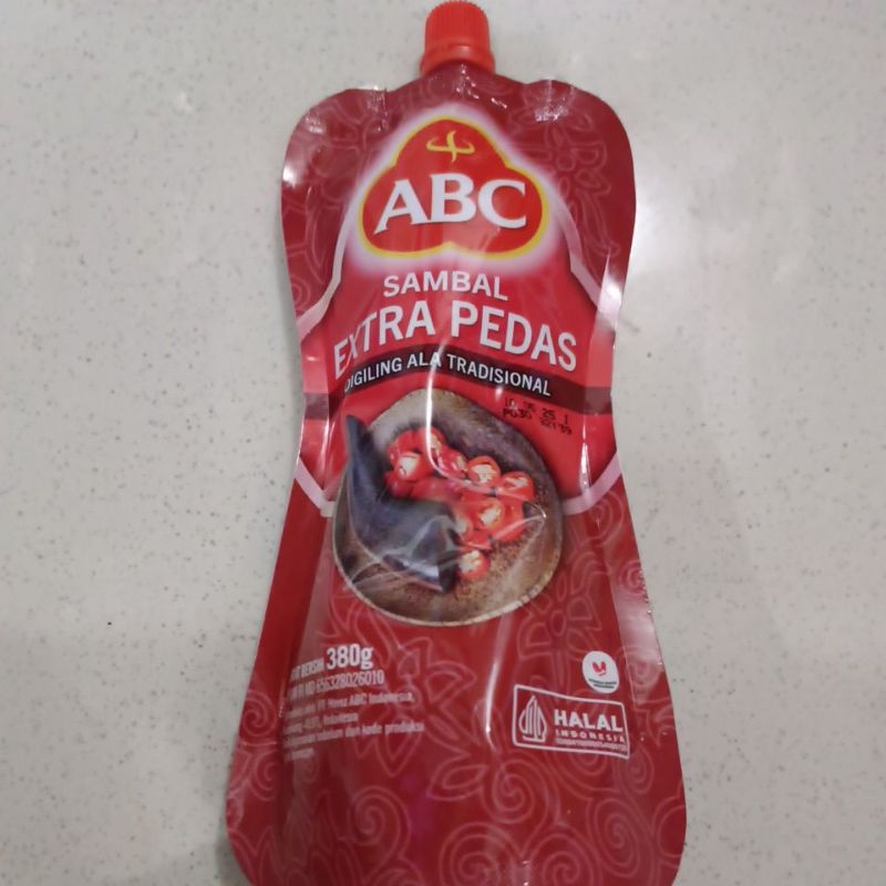 

Sambal extra pedas di giling ala tradisional ABC @380g