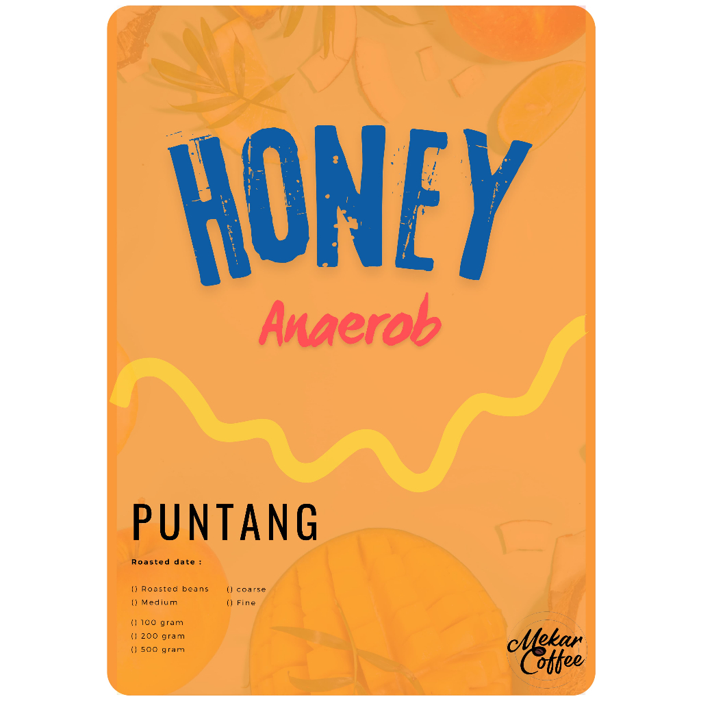 

Puntang Honey Anaerob 200 grm Single Origin | mekarcoffee