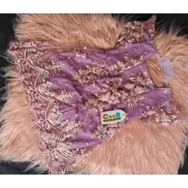 Baju Brokat Anak perempuan /dress brukat anak / dres pesta (etimasi 4-7thn)
