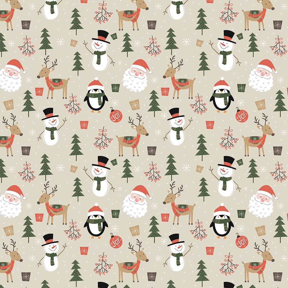 

KILAT Kertas Kado Natal Harvest Wrapping Paper Xmas Joyland Grey