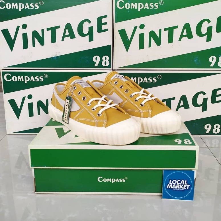 KODE A57R Compass Vintage Low Yellow