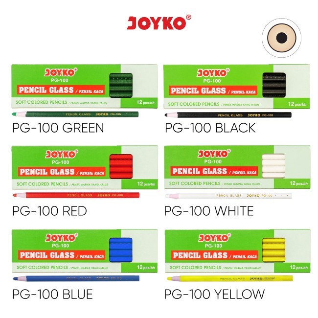 

❤️H2O❤️ JOYKO PG-100 Pensil Glass Joyko / Pensil Kaca / Pensil Bahan/ Pencil Glass