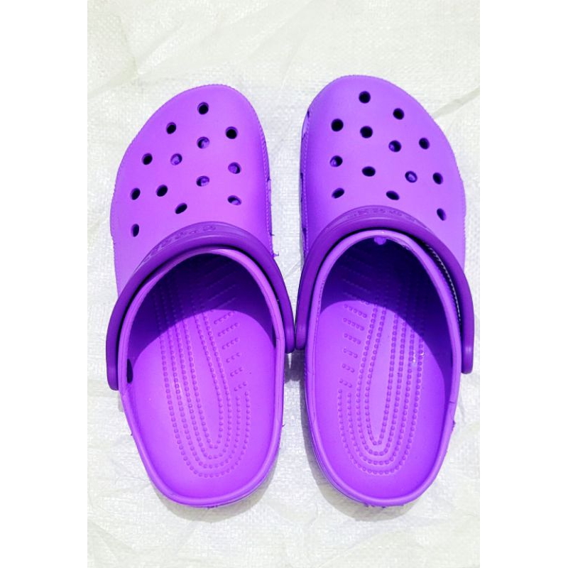SANDAL CROCS  PURPLE 100% ORIGINAL DEFFECT