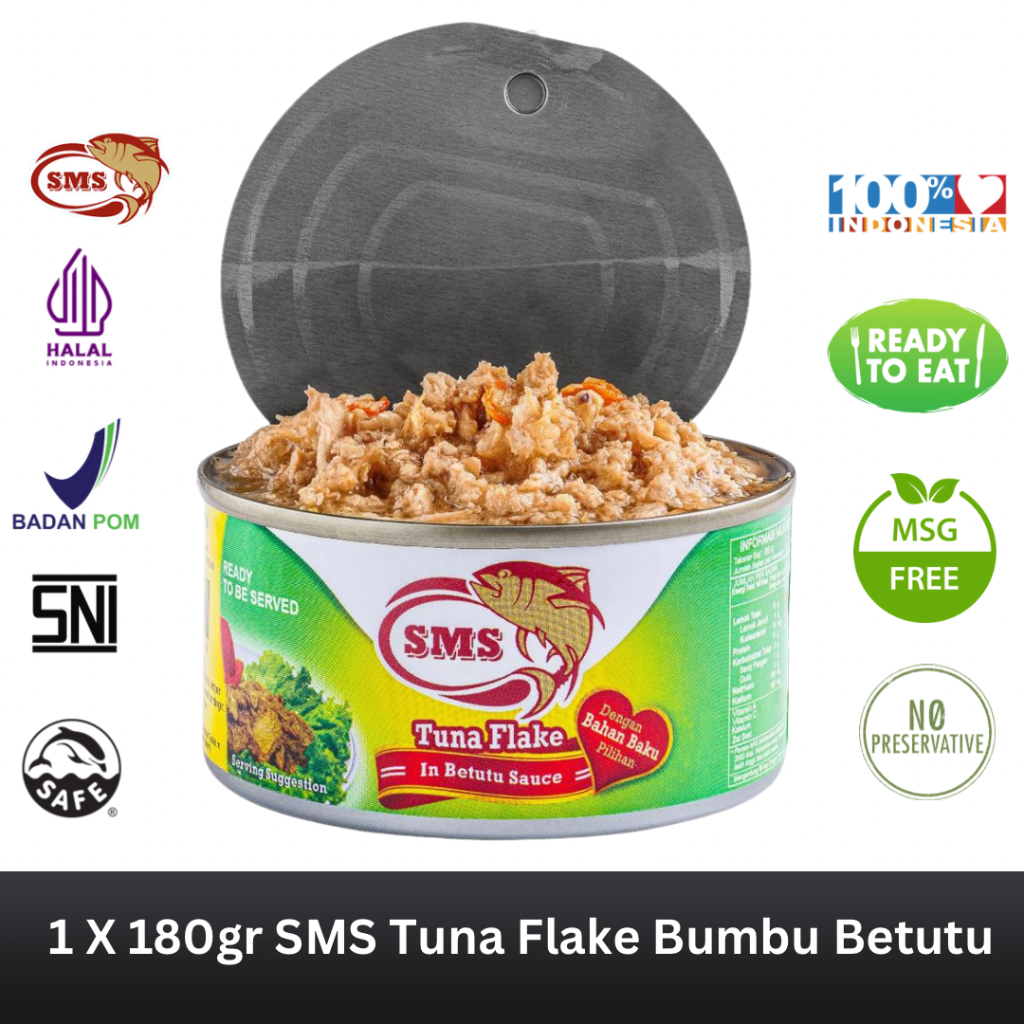 

SMS Tuna Kaleng Flake Dalam Bumbu Betutu 180gr