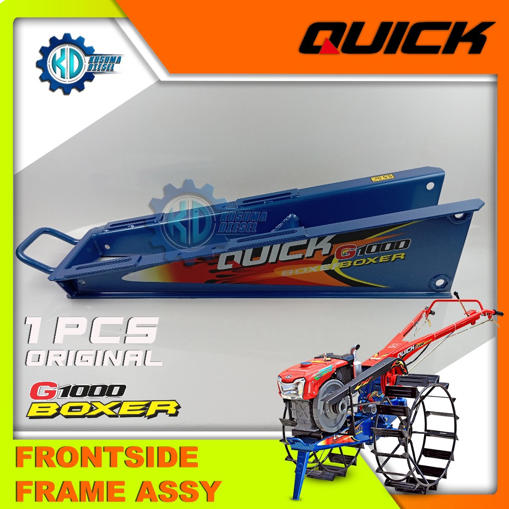 Majutak Gentar45 Sasis - Frontside Frame Assy, Boxer - Rangka - Dudukan Mesin Diesel - Traktor -