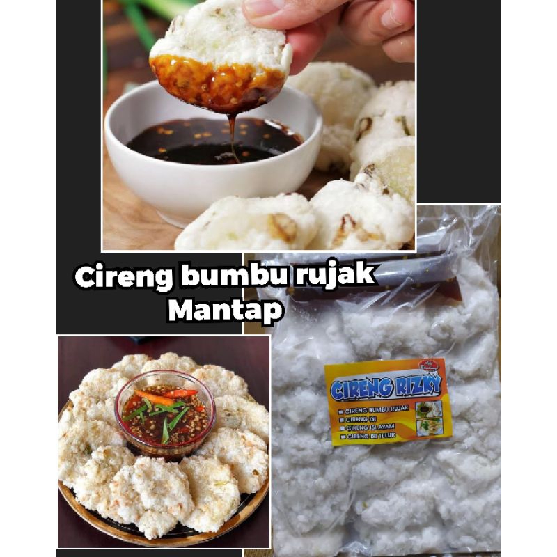 

Cireng bumbu rujak mantap