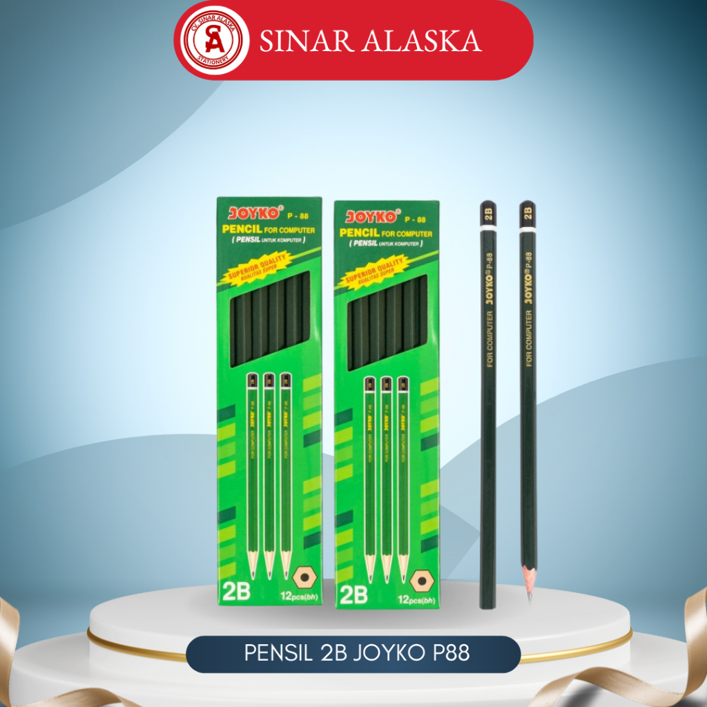 

(12 Pcs) Pensil 2B Joyko P88 For Computer