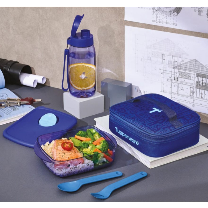 Tupperware Paket Bekal Makan Botol minum Urban Meal set