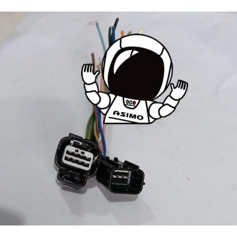 soket Sub pin 8 Original honda New Jazz brio mobilio Civic City Accord RS Prestige C-RV HR-V CR-V BR