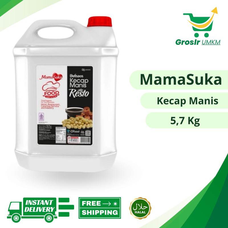 

Grosir UMKM - MAMASUKA KECAP MANIS ALA RESTO 5.7 KG / KECAP MANIS ALA RESTO 5,7 kg / KECAP MANIS