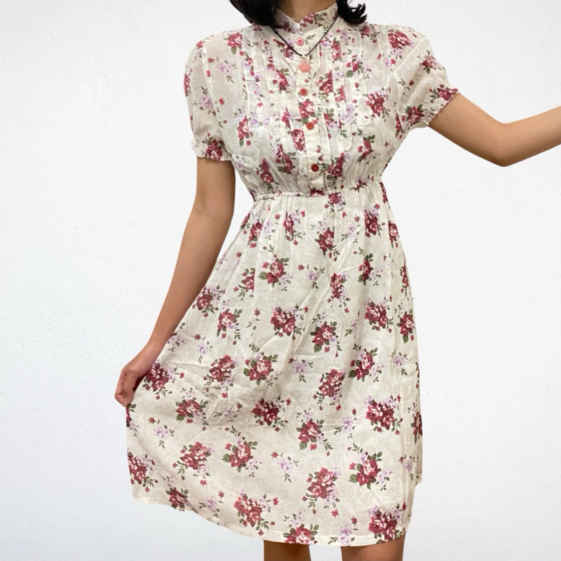 Preloved Vintage Dress Floral