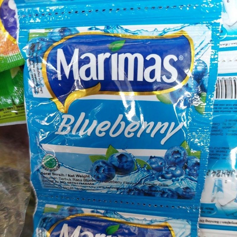 

marimas minuman bubuk instan rasa blueberry sacheet