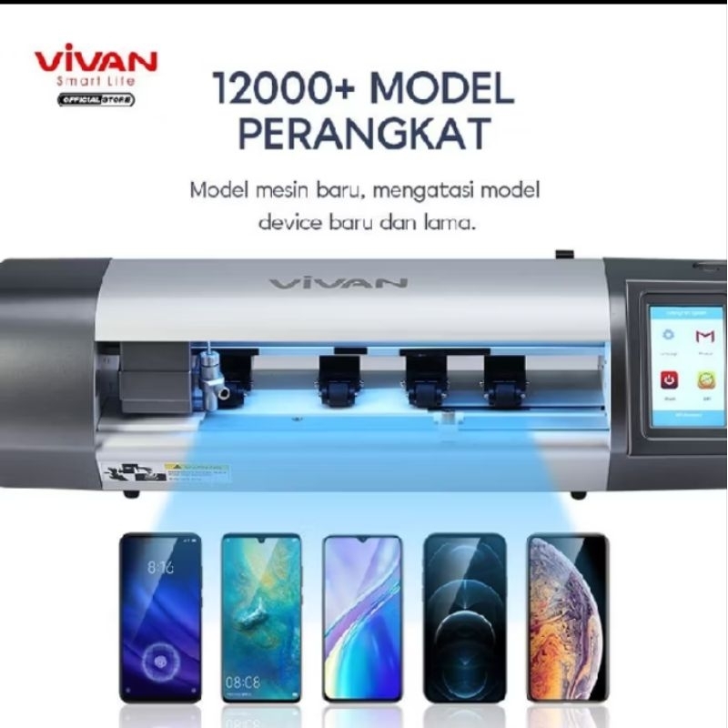 Mesin Vivan VQM3000 Vivan Mesin Cutting Anti Gores Hydrogel Vivan VQM3000 Pro Semua Tipe HP Original
