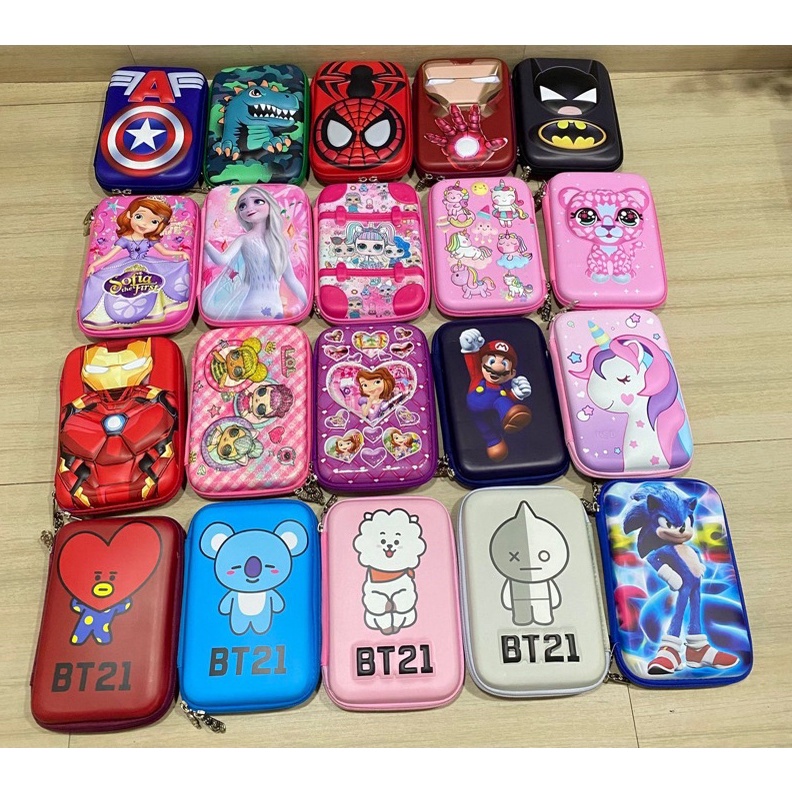 

SUPER TERMURAH pencase 3D import tempat pensil tempat hp