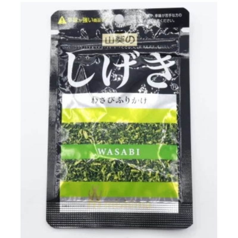 

Mishima Wasabi Furikake Seaweed - rumput laut tabur wasabi untuk onigiri, sandwich, mie dll Made in Japan original