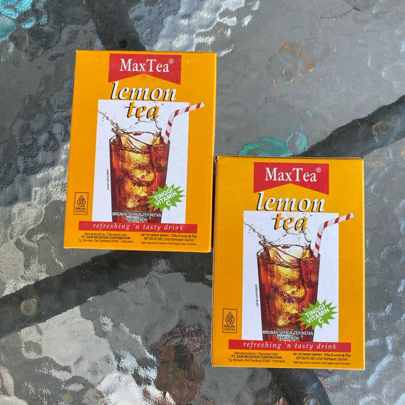 

Maxtea Lemon Tea Kemasan 125 gram Murah & Hemat