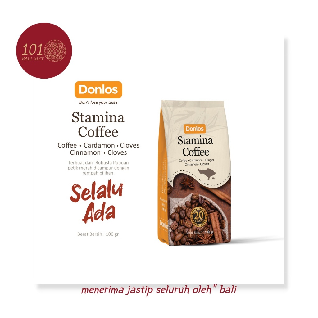 

101BALIGIFT - Oleh oleh kopi bali stamina donlos FREE BUBBLE WRAP