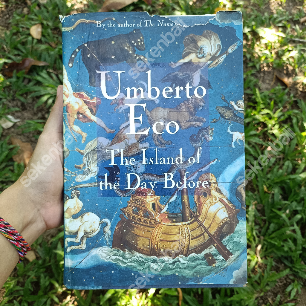 Novel Fiksi The Island Of The Day Before by Umberto Eco (1995 - 1st US Edition) Buku Vintage Import