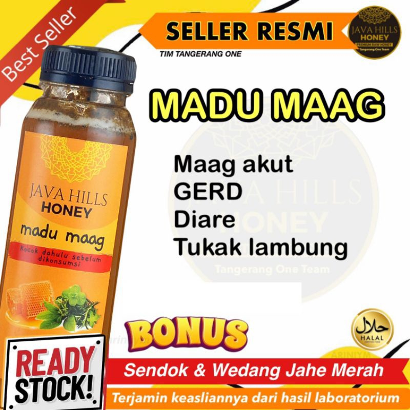 

java hills madu maag herbal 320gr | masalah pencernaan | mengatasi maag akut | asam lambung | Diare | Gerd