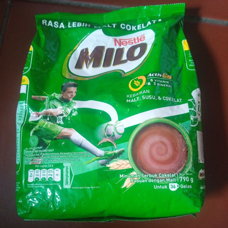 

Milo Activ Go 790 gram Exp 31 Desember 2024