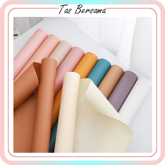 

(1 ROLL) Kertas Bunga Buket Roll Solid Color Tissue Wajik Flower Wrapping Paper Solid Roll Florist Cellophane KB6297