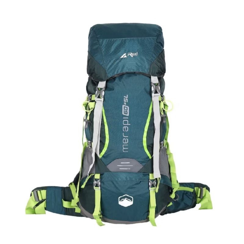 tas gunung original arei merapi 60+5L dapat raincover arei outdoor gear