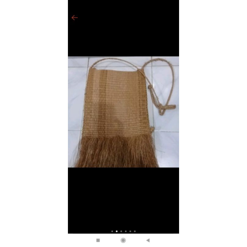 Tas noken Papua dari rumput sagu/ tas etnik papua/tas tradisional/ warna random