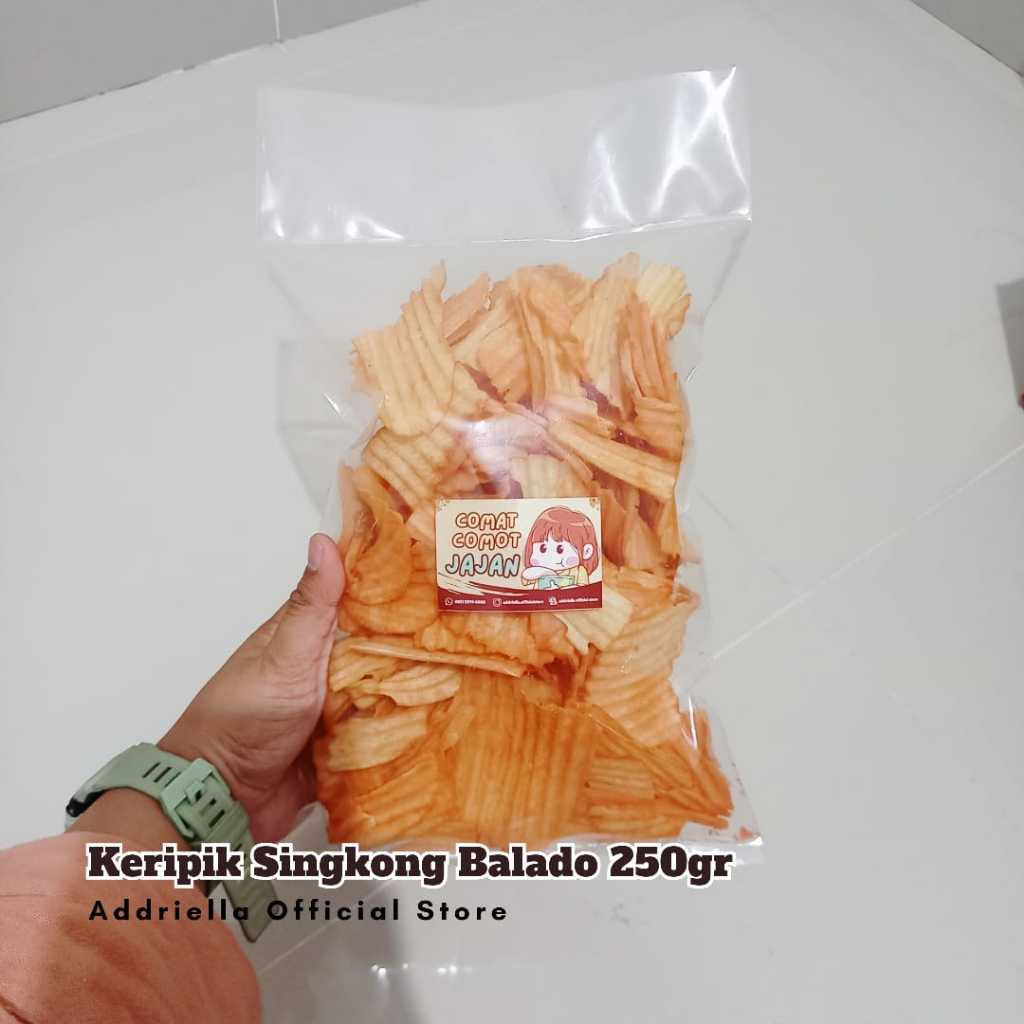 

ADDRIELLA Keripik Singkong Balado 250gr