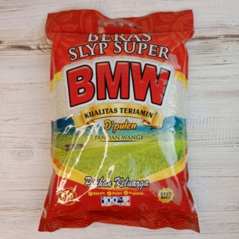 

Beras Pandan Wangi BMW D'pulen Kualitas Terjamin 5 Liter Pulen