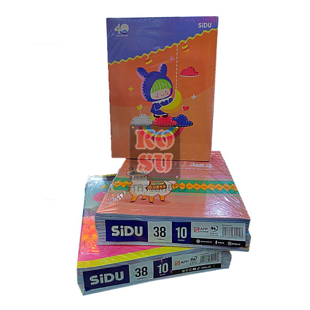 

BUKU TULIS SIDU SINAR DUNIA 38 LEMBAR (10 BUKU)