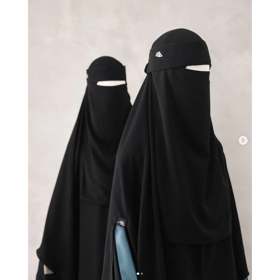 [BISA COD] PREMIUM NIQAB FLAP BY MALIKAH / CADAR ABAYA MALIKAH / NIQOB PREMIUM