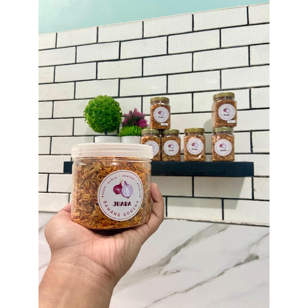 

Bawang Goreng Juara Premium 100 gr renyah dan gurih