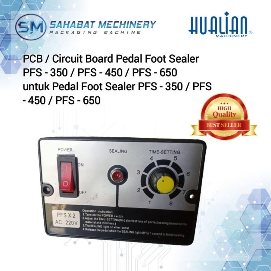 PCB Circuit Board Pedal Foot Sealer PFS - 350 / PFS - 450 / PFS - 650