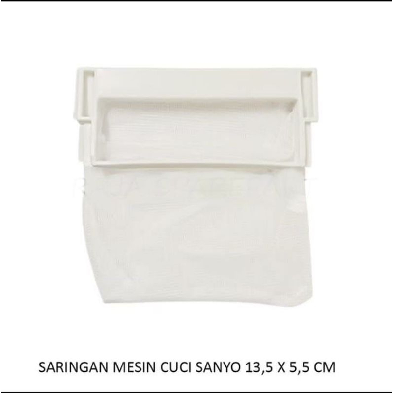 saringan filter mesin cuci sanyo ukuran 13,5cm x 5,5cm SSB