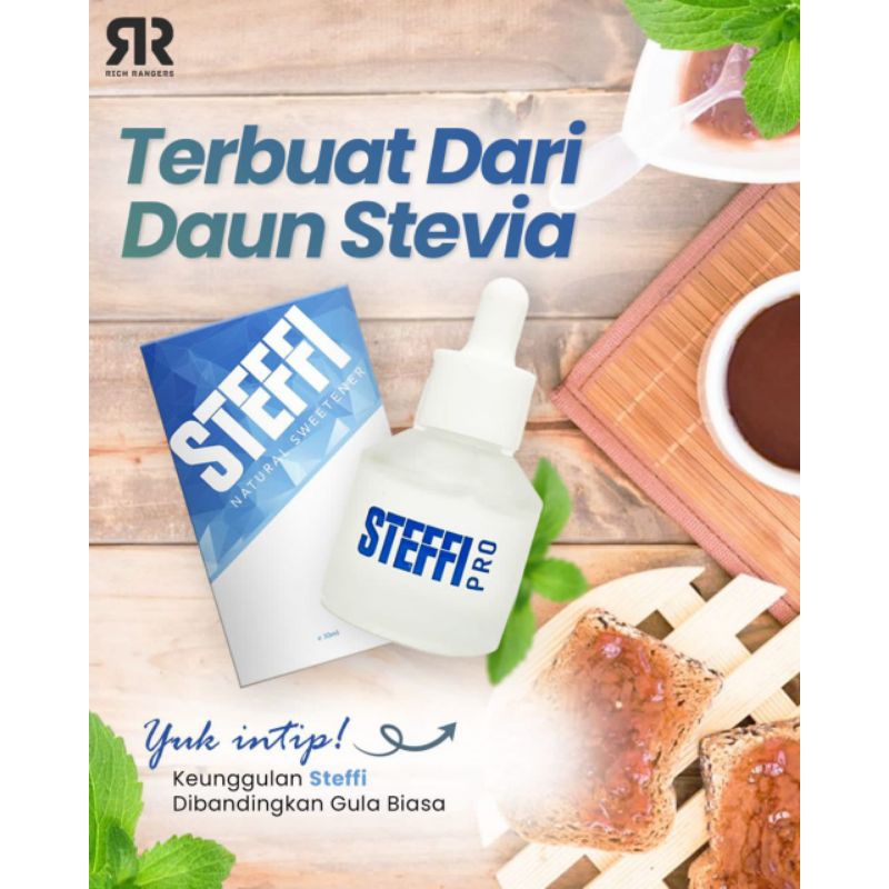 

[PROMO] STEFFI | 100% Dari Daun Stevia | Pemanis Alami | Pengganti Gula | Nol Kalori |BP Group