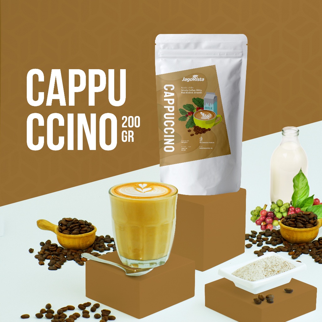 

Jagorista Bubuk Minuman Cappuccino 200 gr Kualitas Premium GOLD